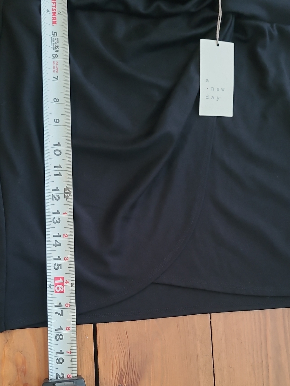 A New Day Knot Front Wrap Mini Skirt - Picture 4 of 6